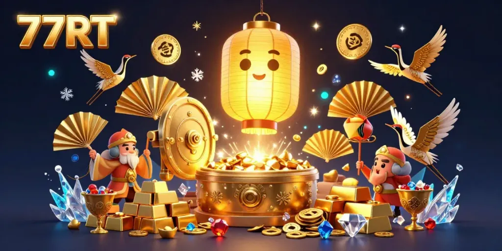 Experience the magical casino atmosphere with 77RT and enchanting elements that enhance your gaming adventure.