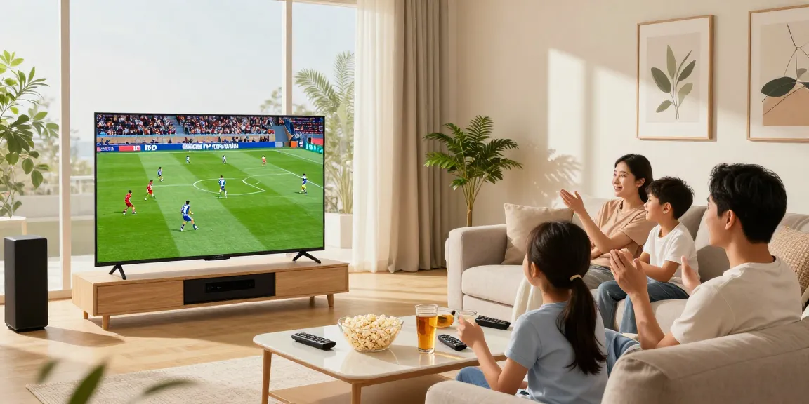 Profitez d'une expérience de visionnage de haute qualité avec Iron tv pro en streaming HD dans un salon moderne.